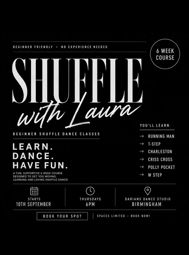 Shuffle with Laura — learn, dance, have fun course
